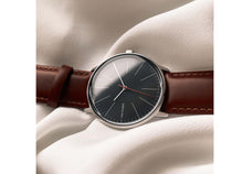 Lade das Bild in den Galerie-Viewer, K | C29 Schwarze Linie | Braunes Sattelleder